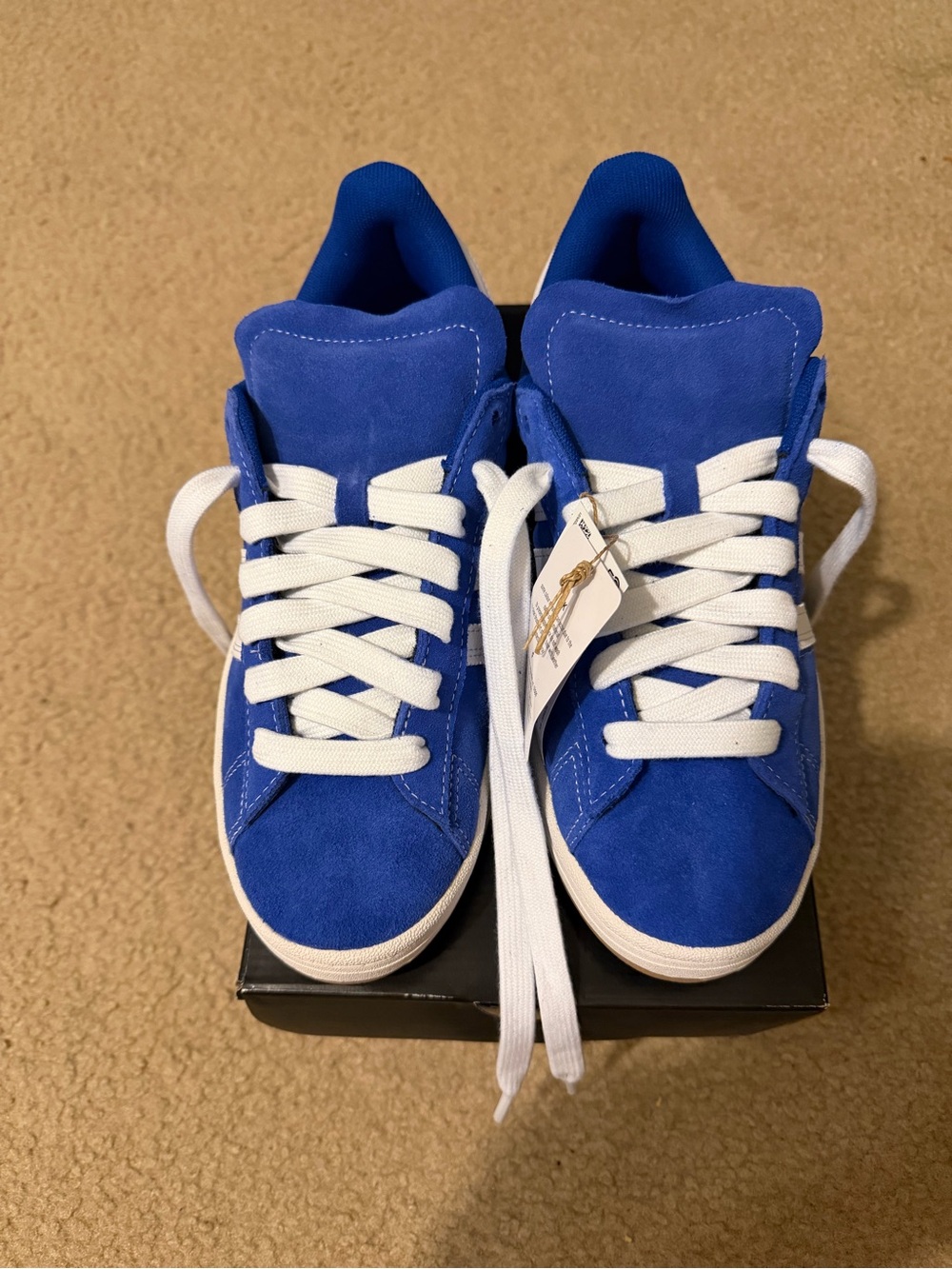 Adidas Campus ADV Royal Blue White Suede Sneakers Men’s 9 Women’s 10 NWT